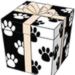 webkinz black and white cheeky dog