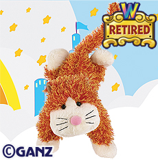 NEW Retired Webkinz Original Orange CHEEKY CAT with SEALED CODE TAG 