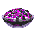Purple candy pieces