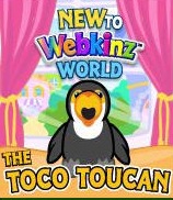 New to Webkinz World Toco Toucan