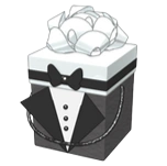 Tuxedo Chihuahua Gift Box