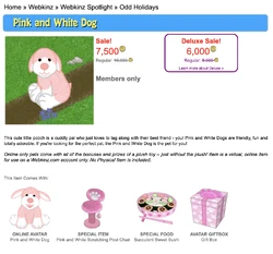 Pink and White Dog | Webkinz Wiki | Fandom