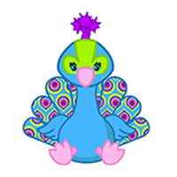 webkinz peacock