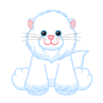 Webkinz white cat deals