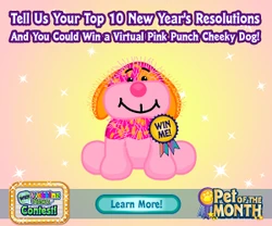 Pink Punch Cheeky Dog | Webkinz Wiki | Fandom