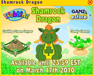 Shamrock Dragon Ad in Details