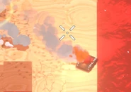 Rocket King flaming up