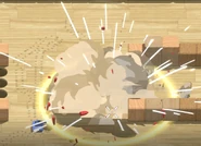 Massive explosion once defeated.