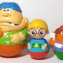2000's Playskool Weeble Wooble Don't Fall Down Elephant
