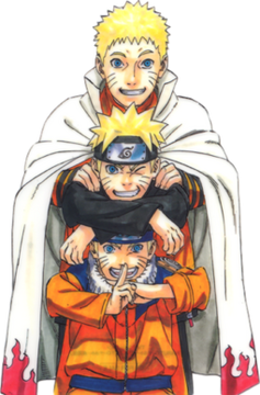 Anime Naruto Uzumaki 7th Hokage Orange Jacket