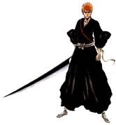 Ichigo's first Soul Reaper uniform.