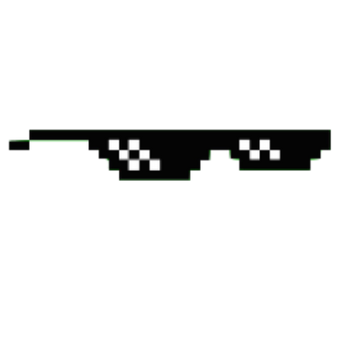 Mlg glasses text hot sale