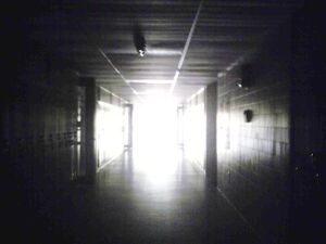 Dark hallway