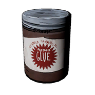 A jar of Fairweather glue.