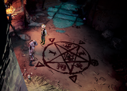 An occult circle found in Dread Slough.