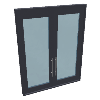 Tall Glass Double Door Welcome To Bloxburg Wikia Fandom - roblox bloxburg how to make a trap door
