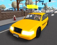 An employee during their shift as a Taxi Driver.