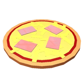 Ham pizza