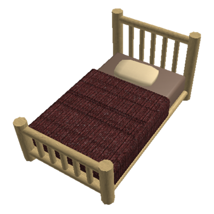 Log Single Bed Welcome To Bloxburg, How To Build A Bunk Bed In Bloxburg