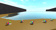 The old version of the Bloxburg beach.