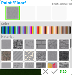 Paint Tool Welcome To Bloxburg Wiki Fandom - brick color codes roblox