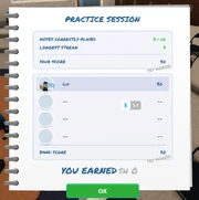 Extracurricular Activity: Band Practice (Results)