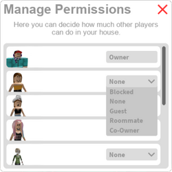 House Permissions Welcome To Bloxburg Wiki Fandom - roblox bloxburg how to delete your house