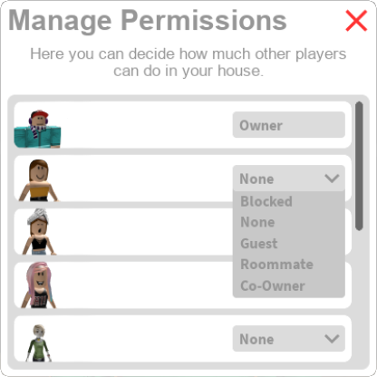 House Permissions Welcome To Bloxburg Wikia Fandom - stivky owners admin house roblox