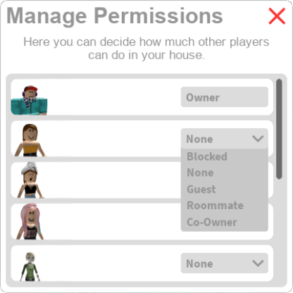 House Permissions Welcome To Bloxburg Wikia Fandom - the last guest moves to bloxburg a roblox bloxburg