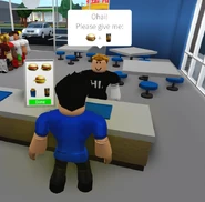 NPC Customer Dialog and the Menu screen