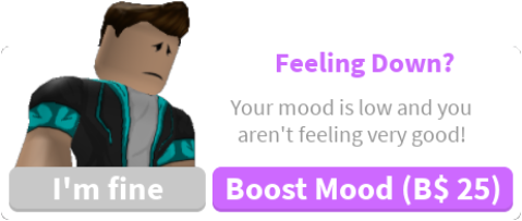 Mood Welcome To Bloxburg Wiki Fandom - boost my roblox info