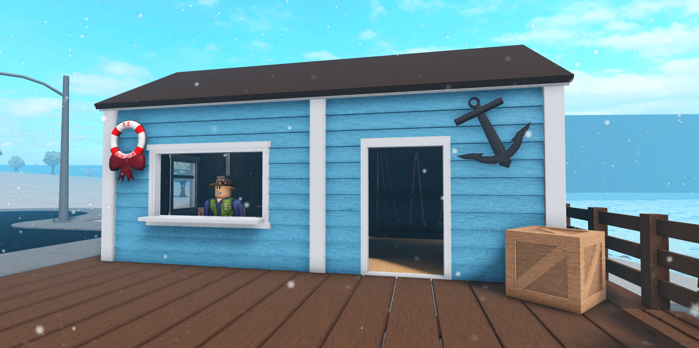The Fishing Hut Welcome To Bloxburg Wikia Fandom - how to glitch in any house wall in welcome to bloxburg roblox