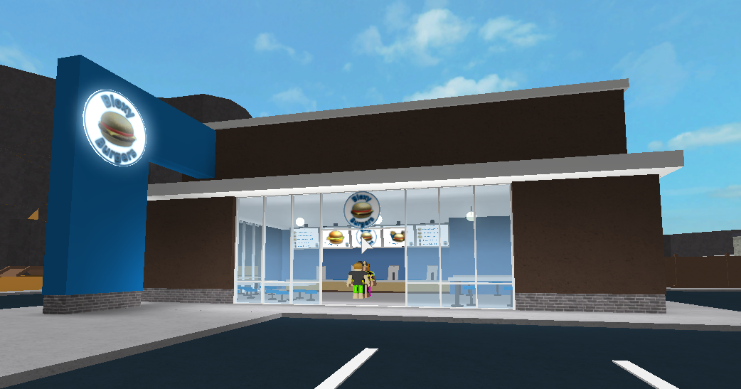 Bloxy Burgers Welcome To Bloxburg Wiki Fandom - roblox bloxburg street