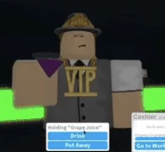 This is an example of a player drinking Grape Juice in a wine glass, rather than the current cup.