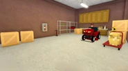 Maintenance garage.