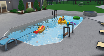 Pools Welcome To Bloxburg Wikia Fandom - roblox backyard pool party