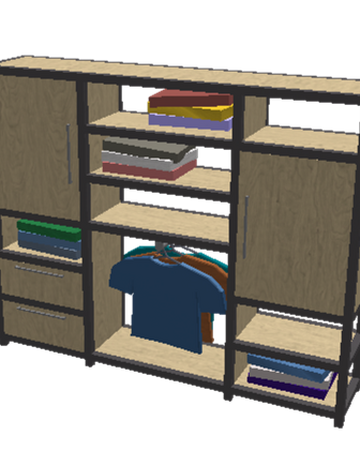 Industrial Wardrobe Welcome To Bloxburg Wikia Fandom - roblox welcome to bloxburg how to build a bunk bed