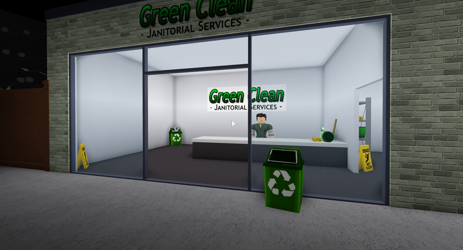 Green Clean Welcome To Bloxburg Wikia Fandom - roblox bloxburg night club