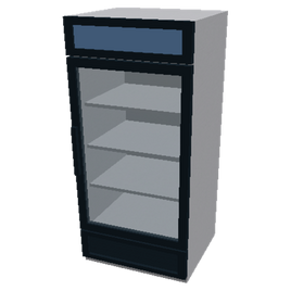 EmptyCommercialDisplayFridge