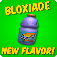 The poster for a new flavor of Bloxiade.