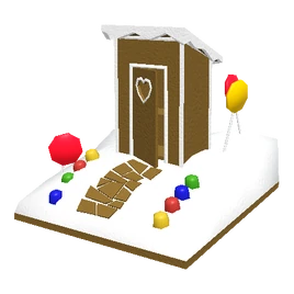 Gingerbread Outhouse