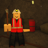 Miner Welcome To Bloxburg Wikia Fandom - roblox cashier outfit