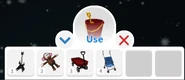 Hotbar at the bottom of the screen. (Old)