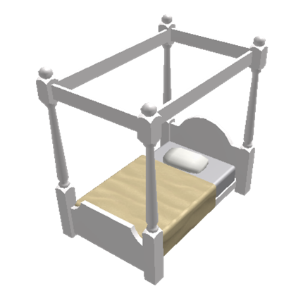 Canopy Single Bed Welcome To Bloxburg Wikia Fandom - building a bus stop roblox bloxburg