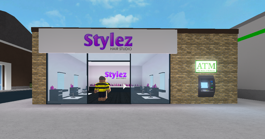 Stylez Hair Studio Welcome To Bloxburg Wikia Fandom - hair id for roblox neighborhood of robloxia