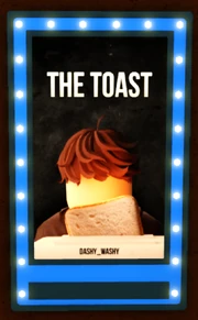 The poster for the film, inside the theater.