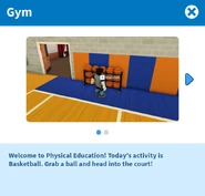 Information on how to participate in the Gym class (1/2)