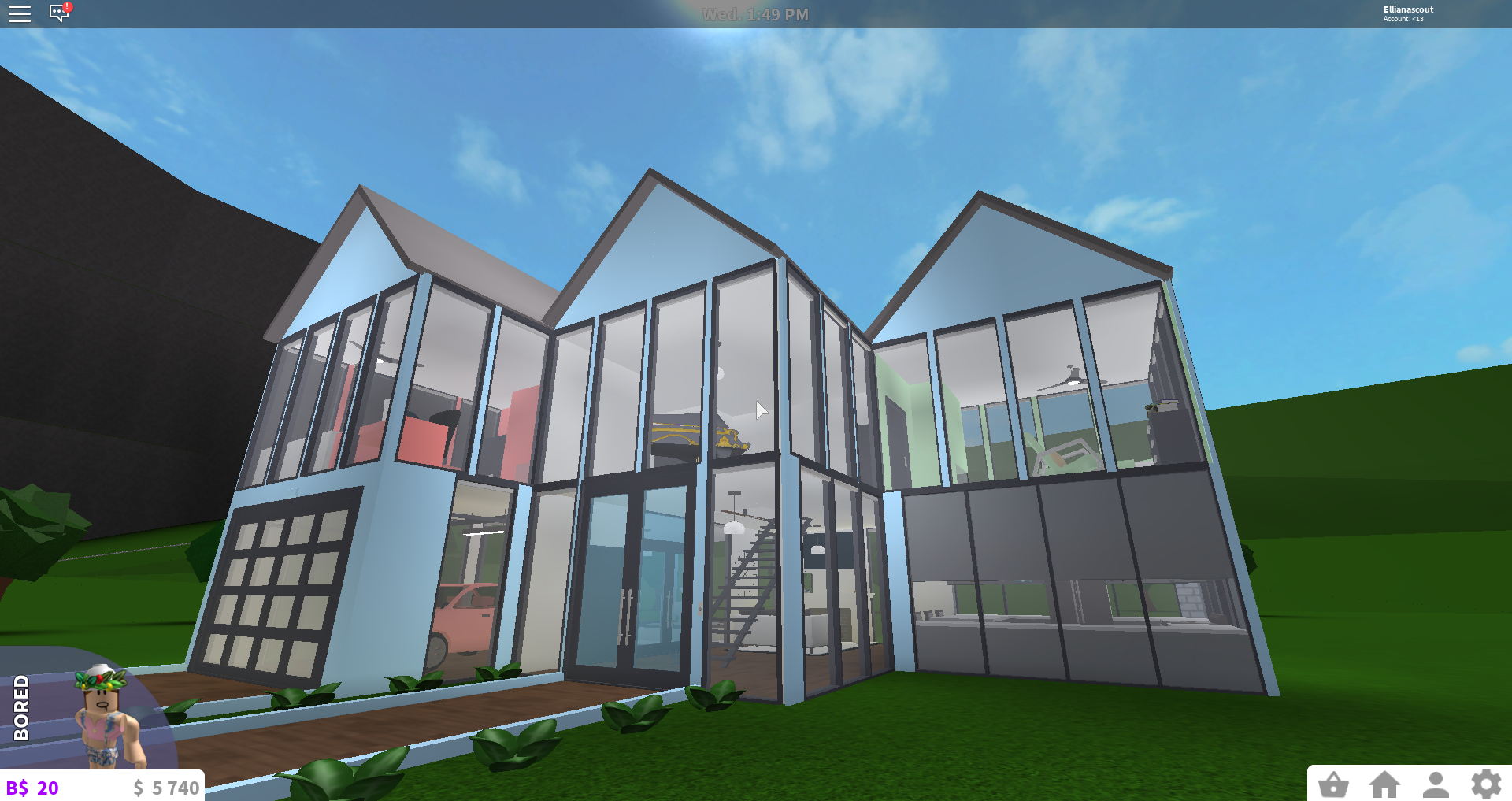 Builders of Bloxburg, what type of material is this that makes the  buildings so round? (Original picture by MrGhostHost) : r/Bloxburg