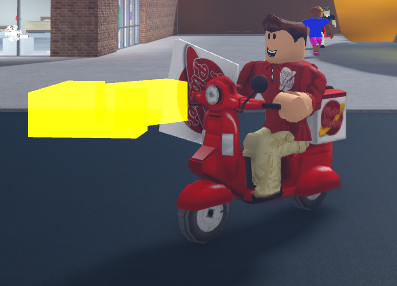 Work for you as a pizza delivery person at roblox bloxburg by Tutwelis