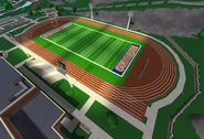The football and track field.